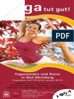 Kursprogramm Bad Meinberg Yoga Vidya