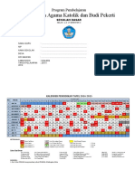 Program Pendidikan Agama Katolik Kelas I SD