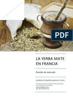 Estudio de Mercado - La Yerba Mate en Francia 2016