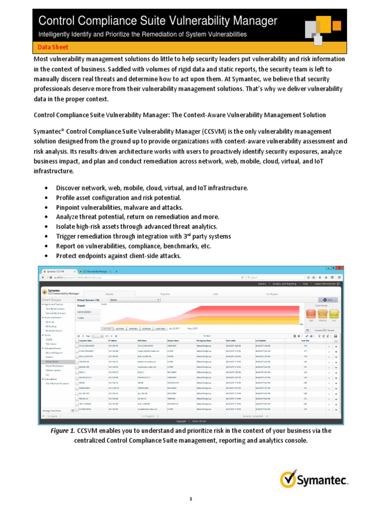 Control Compliance Suite Vulnerability Manager en | PDF | Vulnerability ...