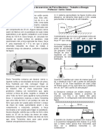 Lista de Exercícios Torque