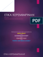 Etika Kepemimpinan: Etika Pns Politeknik Keuangan Negara Stan 2016