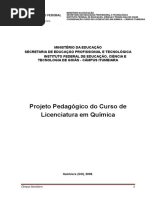 Licenciatura em Química - IFG - Itumbiara