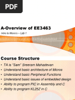 A-Overview of EE3463: Intro To Micro's - Lab 1