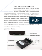 Lii-500 Smart Charger Manual