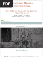 Experiências Musicais Contemporâneas - Um estudo de caso