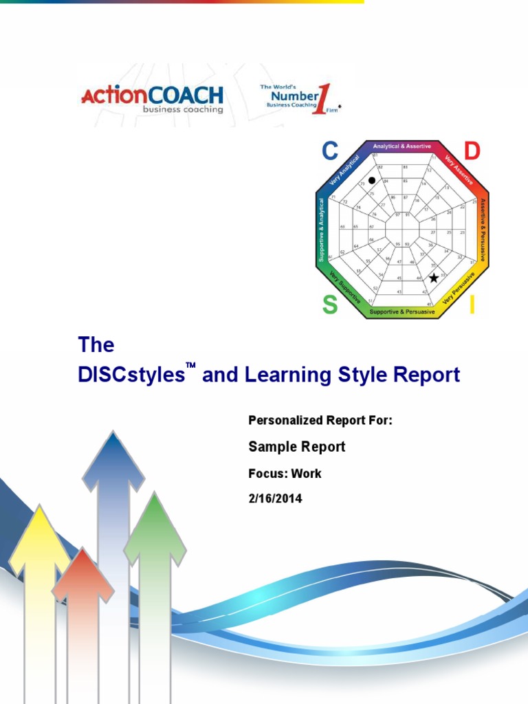 Discstyles and Learning Style: Sample Report | PDF | Motivation ...