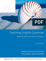 Teaching English Grammar: What To Teach and How To Teach It