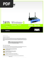 Download Linksys WAP54G  Manual by eSulat SN3853954 doc pdf