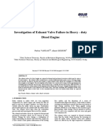 Investigation of Exhaust Valve Failure in Heavy-Duty Diesel Engines