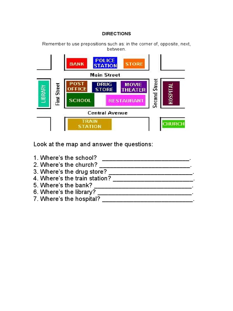 Map-Based Location Questions | PDF