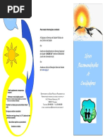 Folheto Proteção dos Idosos conta Vagas de Calor