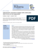 Anthropometric Assessment of Patients With Cerebral Palsy Which Curves Are More Appropriate, 2013