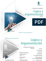 Programa de Lógica y Argumentación - Colegio de Bachilleres