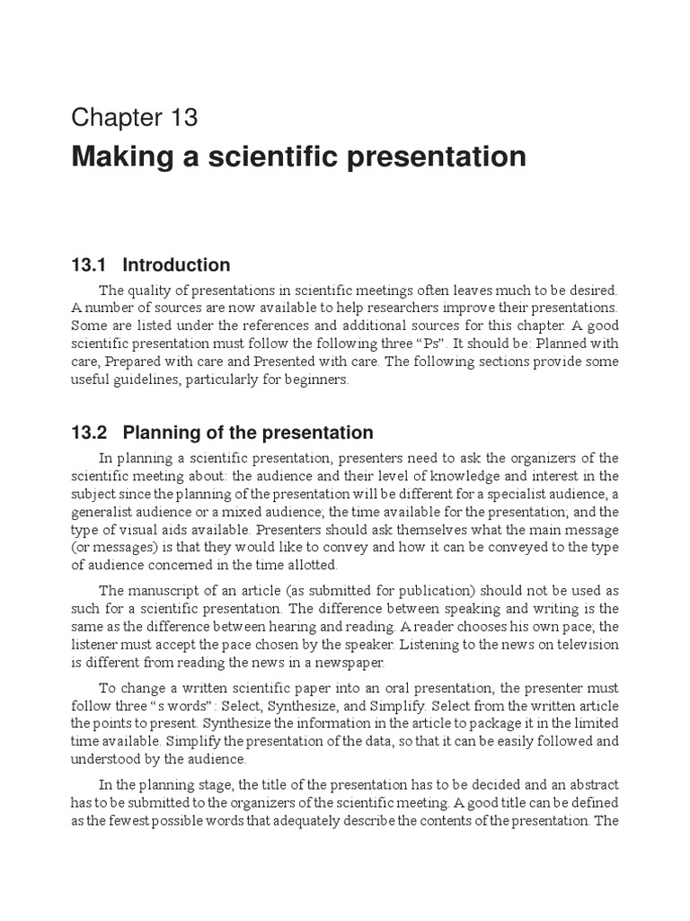 Effective Scientific Presentation Tips | PDF | Pie Chart