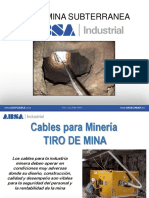 Cables para minas subterráneas