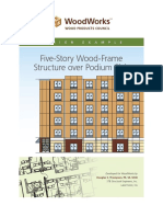 Five Story Wood Frame Structure Over Podium Slab 2017