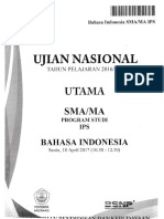 Soal Bahasa Indonesia - UN SMA 2017 (Sudutbaca.com)