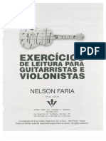 Exercicios de Leitura Para Guitarra e Violao - Nelson Faria