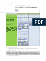 Planificación 1er Grado