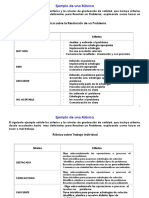 Rubricas Matemáticas