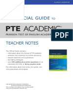 New-Official Guide PTEA Teacher Notes