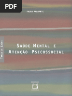 Saúde Mental e Atenção Psicossocial - Paulo AMARANTE