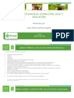 Aceites Escenciales. 1 Actividad