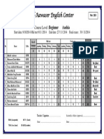 Al-Aawaser English Center: Course Level:Beginner Aushia