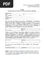 Acord Date Personale 222 PDF