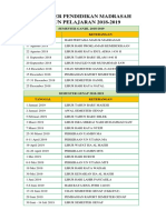 Kalender Pendidikan 2018-2019 2