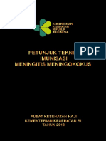 Petunjuk Teknis Imunisasi Meningitis