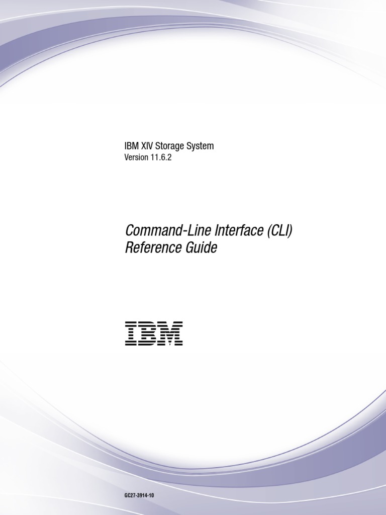 XIV - CLI Details | PDF | Command Line Interface | Computer Data