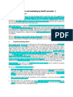 Marketing Notes - 18 Segmentation, Target and Posit Handout