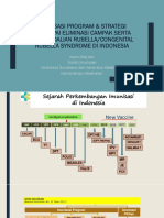 Imunisasi Program & Strategi Mencapai Eliminasi Campak Serta Pengendalian Rubella/Congenital Rubella Syndrome Di Indonesia