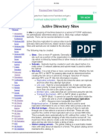 Active Directory Sites: Previous Page Next Page