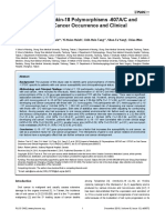 #12 Impact of Interleukin-18 Polymorphisms - 607A:C and - 137G:C On Oral Cancer Occurrence and Clinical Progression