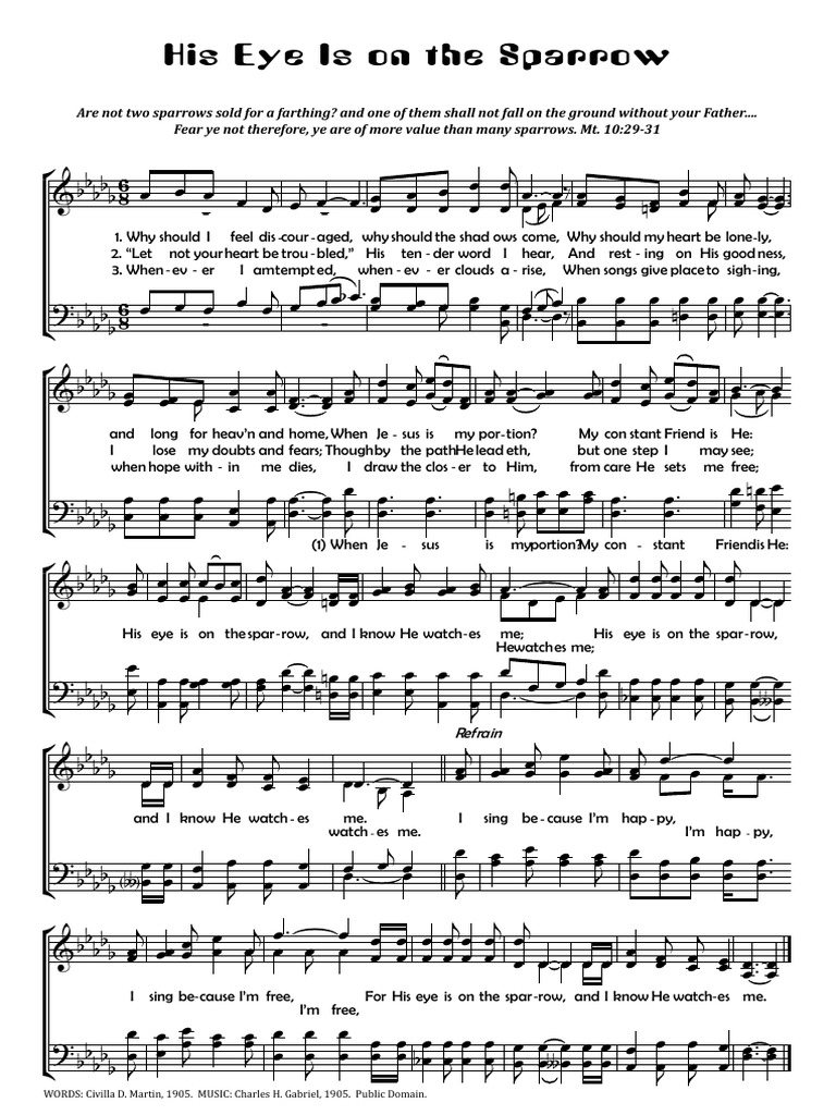 his-eyes-is-on-the-sparrow-full-score-pdf