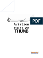 Aviation Rules of Thumb