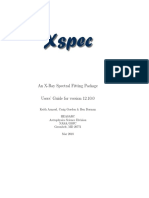 X Spec Manual