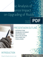 Economic Analysis of Maintenance Impact On Upgrading Roads