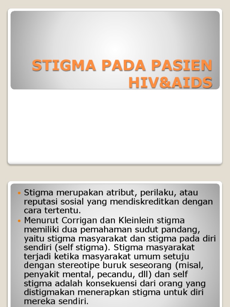 Stigma Hiv and Aids | PDF