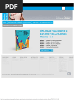 Cálculo Financeiro e Estatística Aplicada