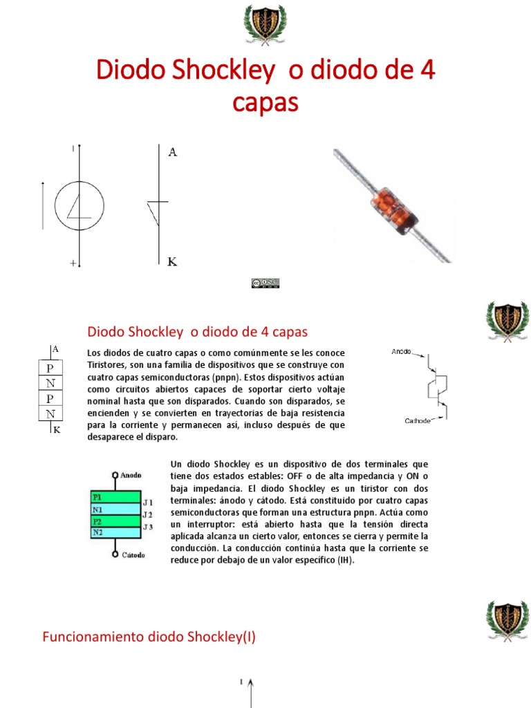 Diodo Shockley PDF Diodo Bienes manufacturados