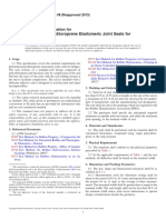 D3542-08 (2013) Standard Specification For Preformed Polychloroprene Elastomeric Joint Seals For Bridges