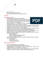 Cuentaglobal Natural Requisitos Recaudos PDF