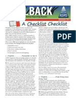 CB - 428 A Checklist Checklist