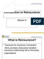 Introduction To Re Insurance