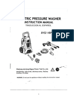 Lavadora eléctrica de presión BYO-VPB-S manual de instrucciones en español