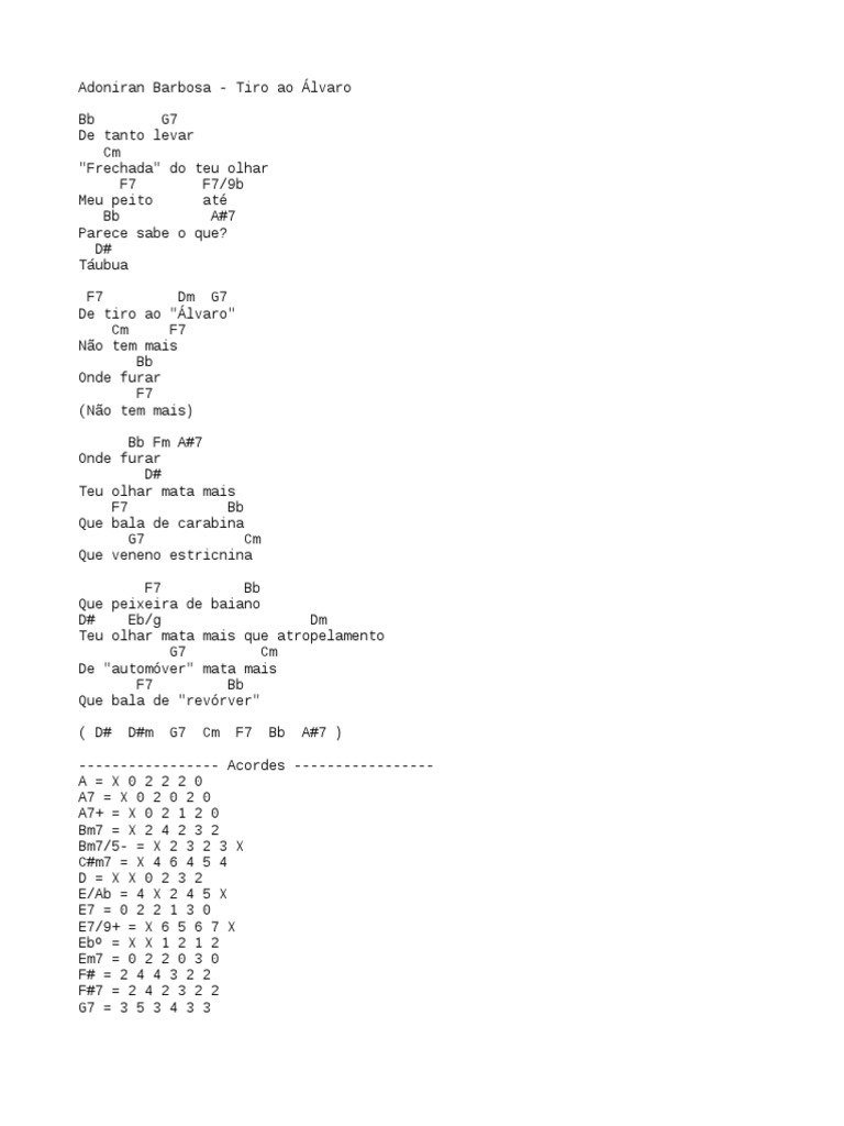 Tiro Ao Alvaro PDF